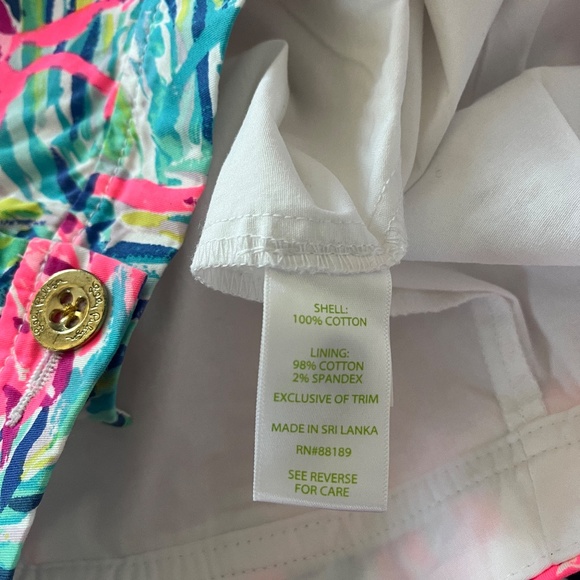 Lilly Pulitzer Pink Flamingo Print Shorts - Picture 7 of 7